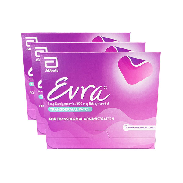避妊パッチ EVRA エブラ 1箱3枚  3箱