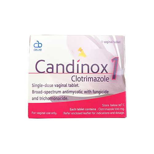 カンディノックス膣錠500mg 1錠
